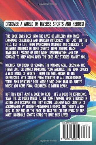 The Most Inspiring Sports Stories Of All Time For Kids!: The Ultimate Sport Book For Kids Ages 8-12 -- With extra Trivia, Videos and Life Lessons