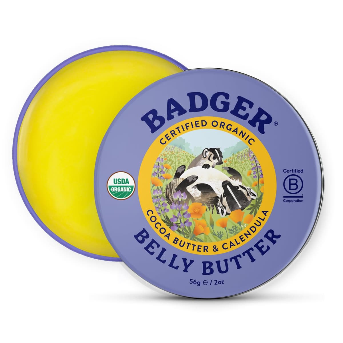 Badger Organic Belly Butter 56g