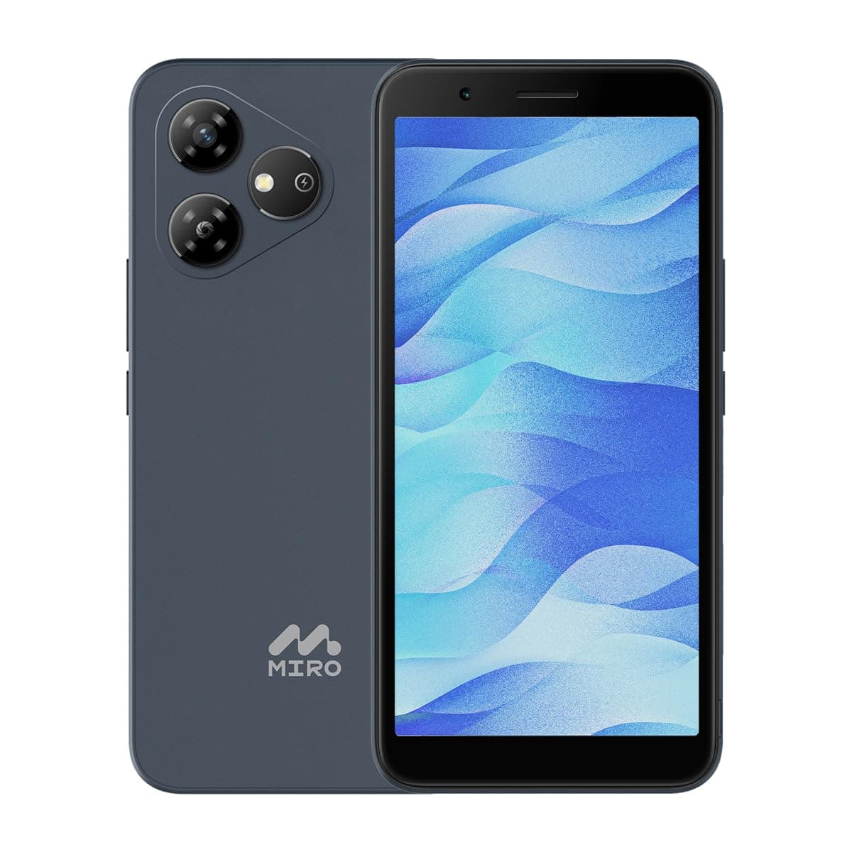 MIRO 4G Cell Phone - New Android 14 Go Edition Smartphone, 6" Display, 2GB+32GB (256GB Expandable), 3000mAh Battery, 5MP+2MP Camera, Dual SIM, 3.5mm Headphone Jack(Blue)