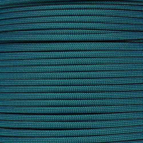 Paracord Planet 50 Foot Hanks of 550 Type III 7 Strand Paracord (Teal 50 Feet)