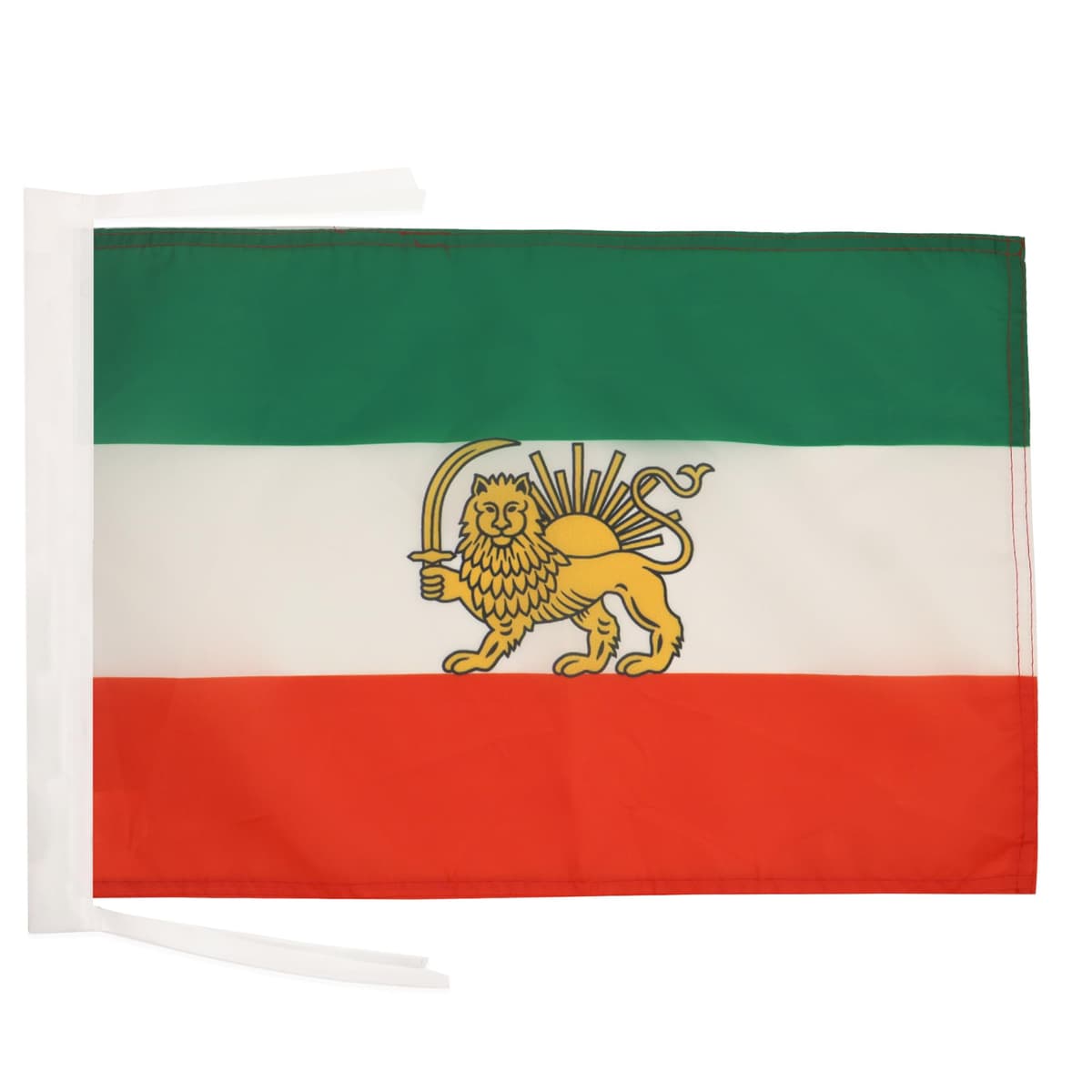 Iran Old Persia Flag 18'' x 12'' cords - Persian SMALL flags 30 x 45cm - Banner 18x12 in - AZ FLAG