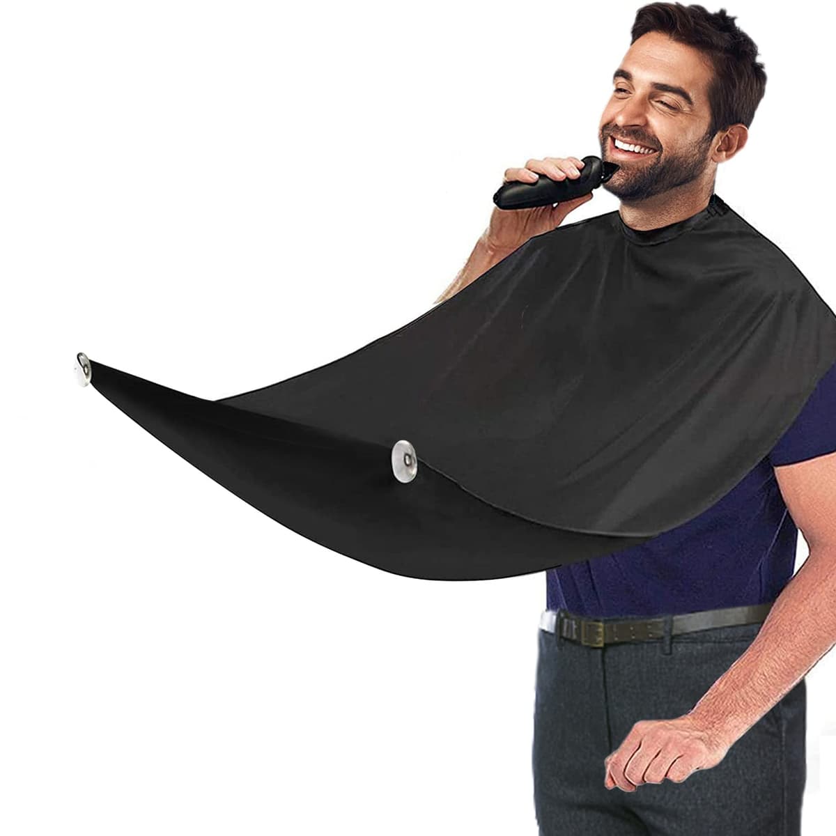 Delantal de Hombres Para Barba, Afeitado, Impermeable, No Pegajoso, Con 2 Ventosas, Regalos Para Hombres,