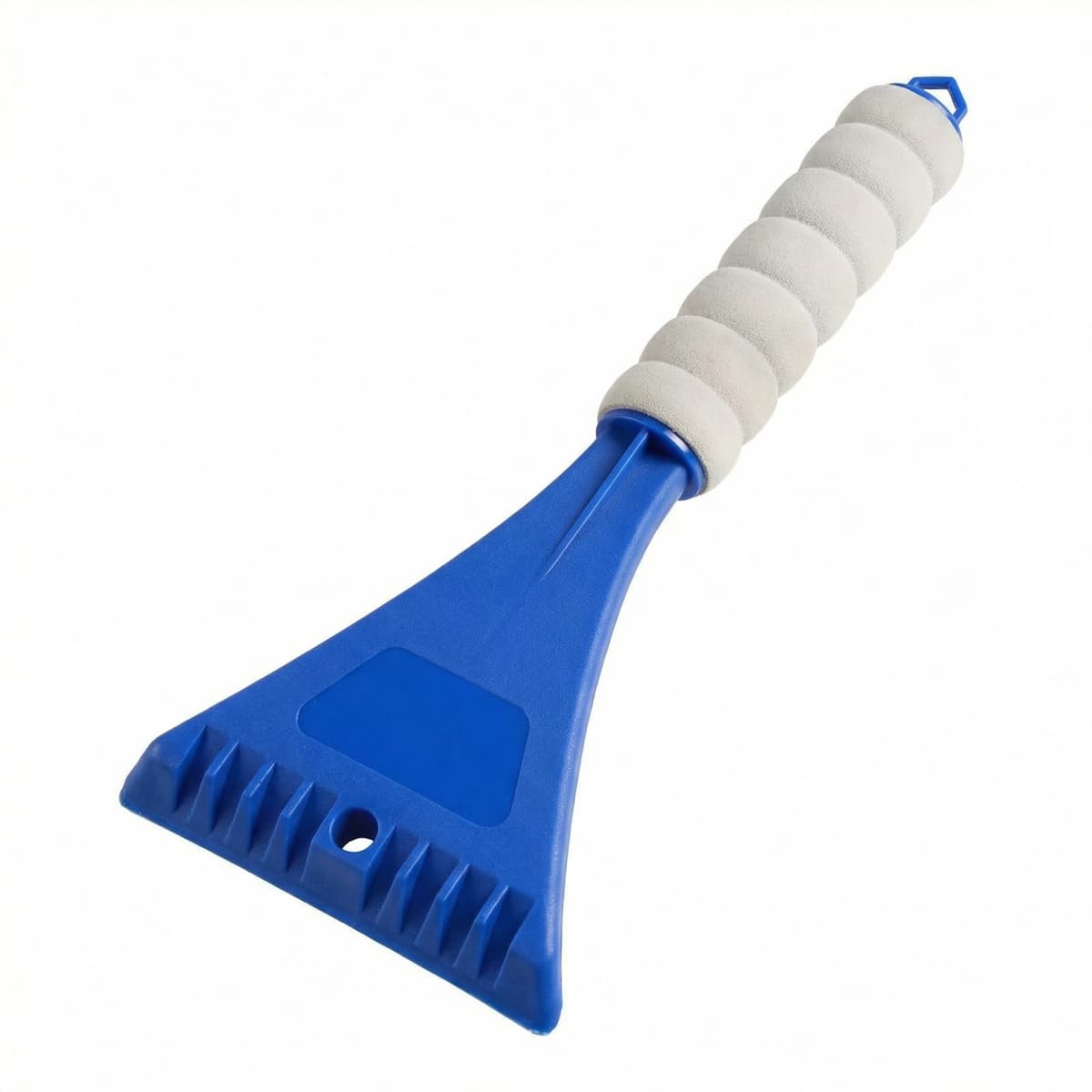 Mango ergonómico de EVA para quitar nieve y hielo con diseño de borde redondeado para limpiar el parabrisas de invierno de forma segura, variante azul