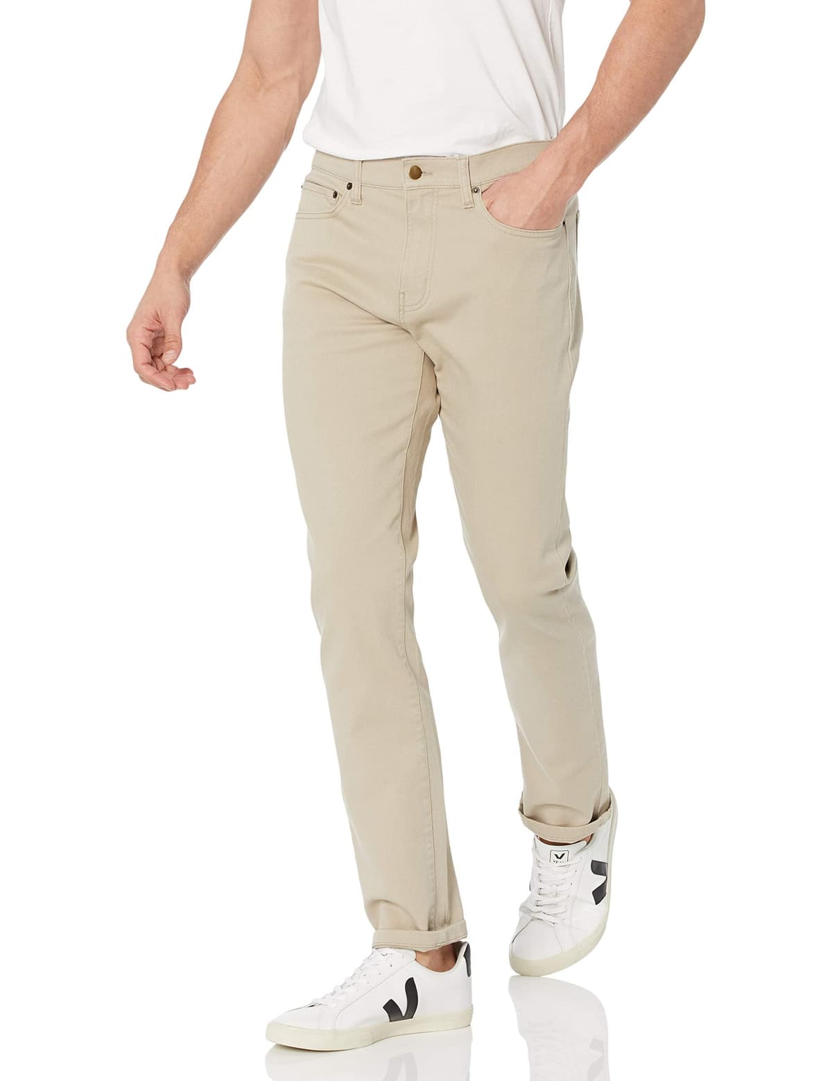 Amazon Essentials Hombre Vaqueros Ajustados - Colores interrumpidos