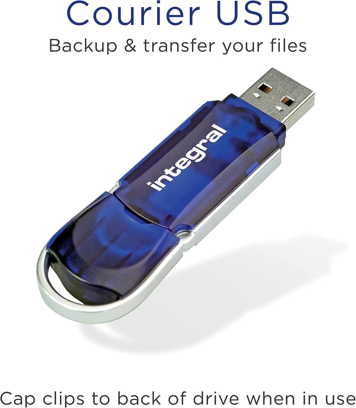 Integral 128GB USB 2.0 Flash Drive Courier Blue