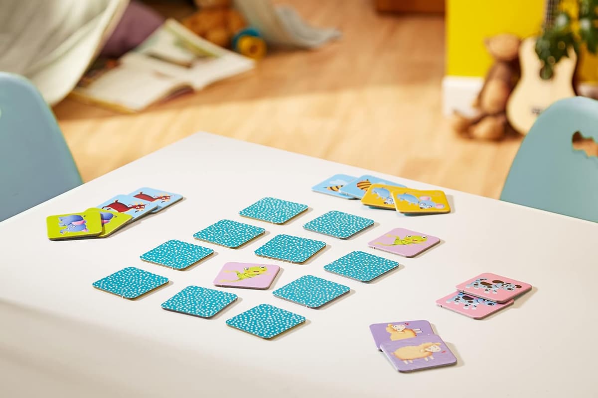 Lisciani - Baby Memo - Los Animales - Juego de Sociedad Educativo - Juego de Memoria y Reflexión - 24 Cartas - Para Niños de 1 a 4 años de edad - CAROTINA BABY