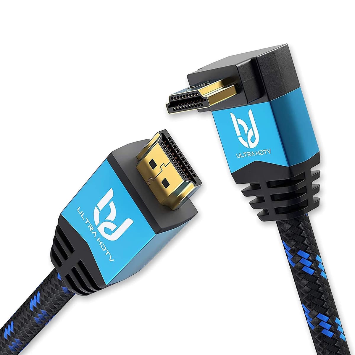 Ultra HDTV Premium – 5m 4K Cable HDMI 2.0b, 1x Adaptador de 270 Grados | 4K/60Hz (sin interferencias), HDR, 3D, ARC, Ethernet