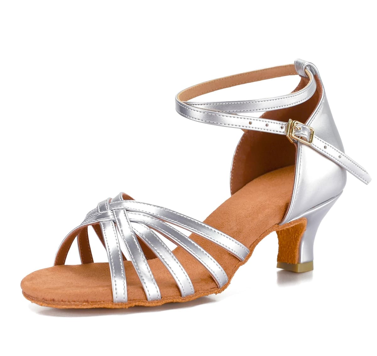Zapatos de Baile Latino de Tacón Alto/Medio para Mujer
