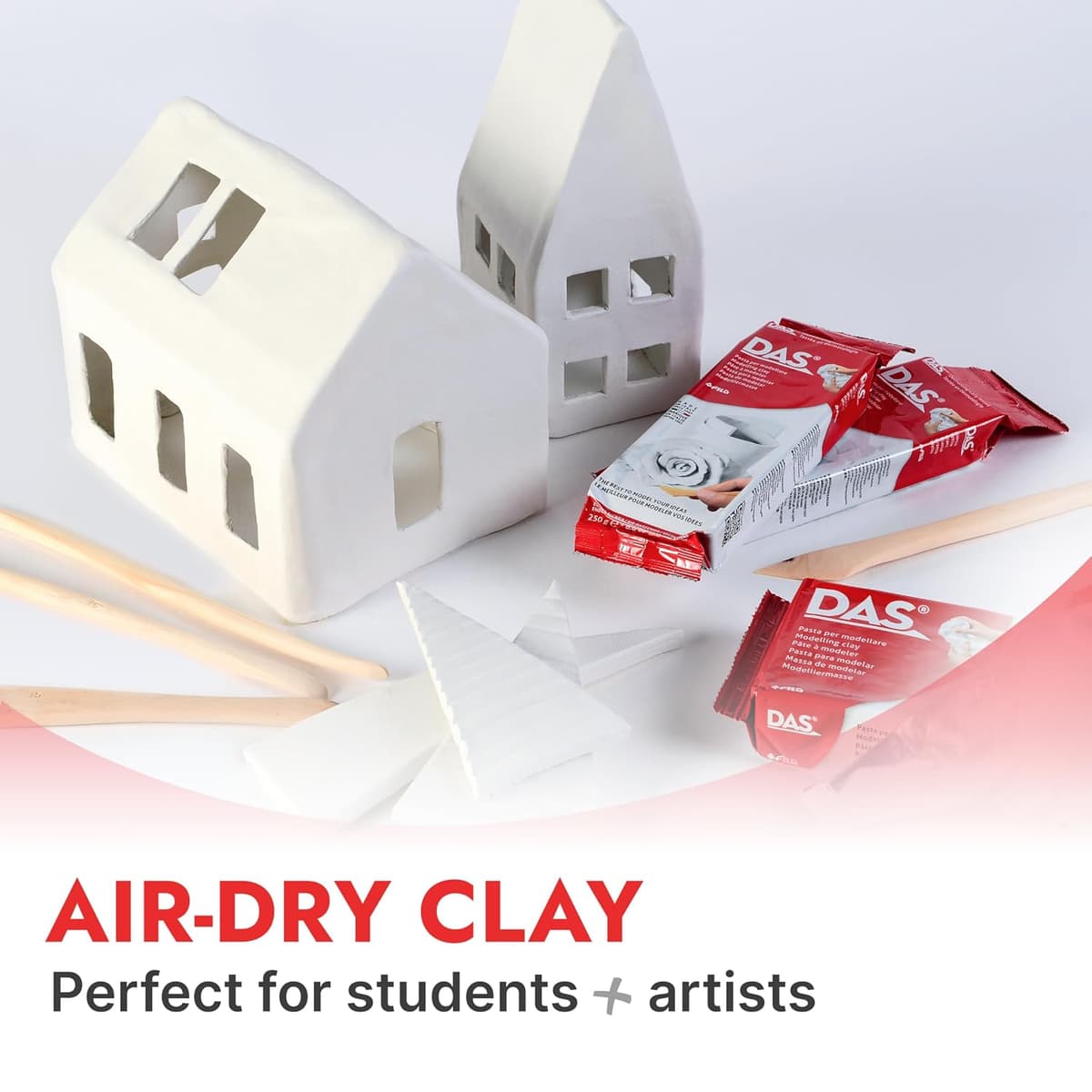 DAS White 1 kg Air Drying Modelling Clay