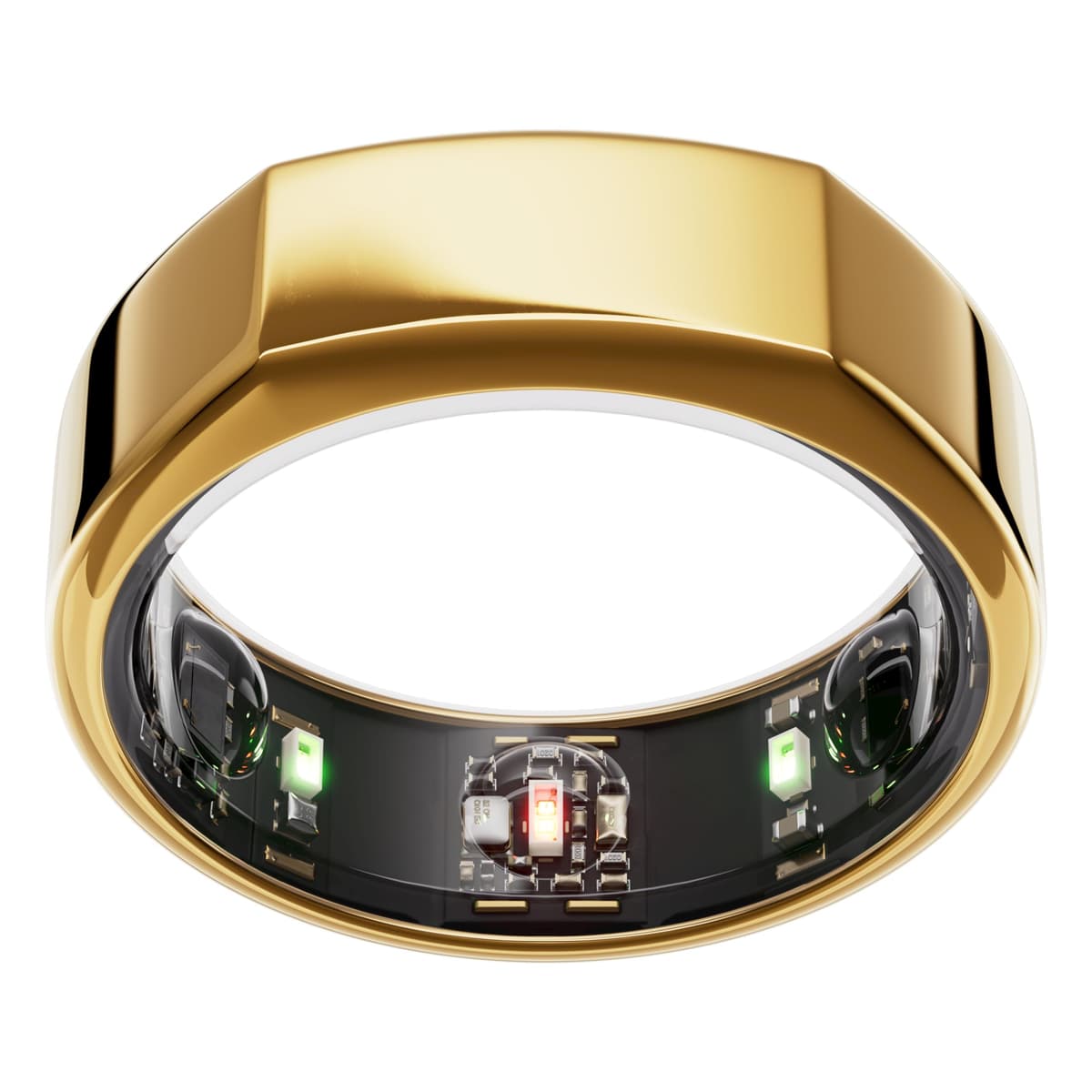 Oura Gen3 Heritage Smart Ring - Size 12, Gold | Sleep, Heart Rate and Fitness Tracking Wearable - Up to 7 Day Battery Life - iOS/Android Compatible - Size First with Oura Sizing Kit