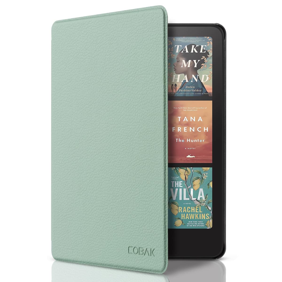 CoBak Funda para 7" Kindle Paperwhite 12th Generation 2024 y Kindle Colorsoft Signature Edition 2024 7 Pulgadas - Funda Protectora Ligera con Auto Sueño/Estela, Salvia Verde