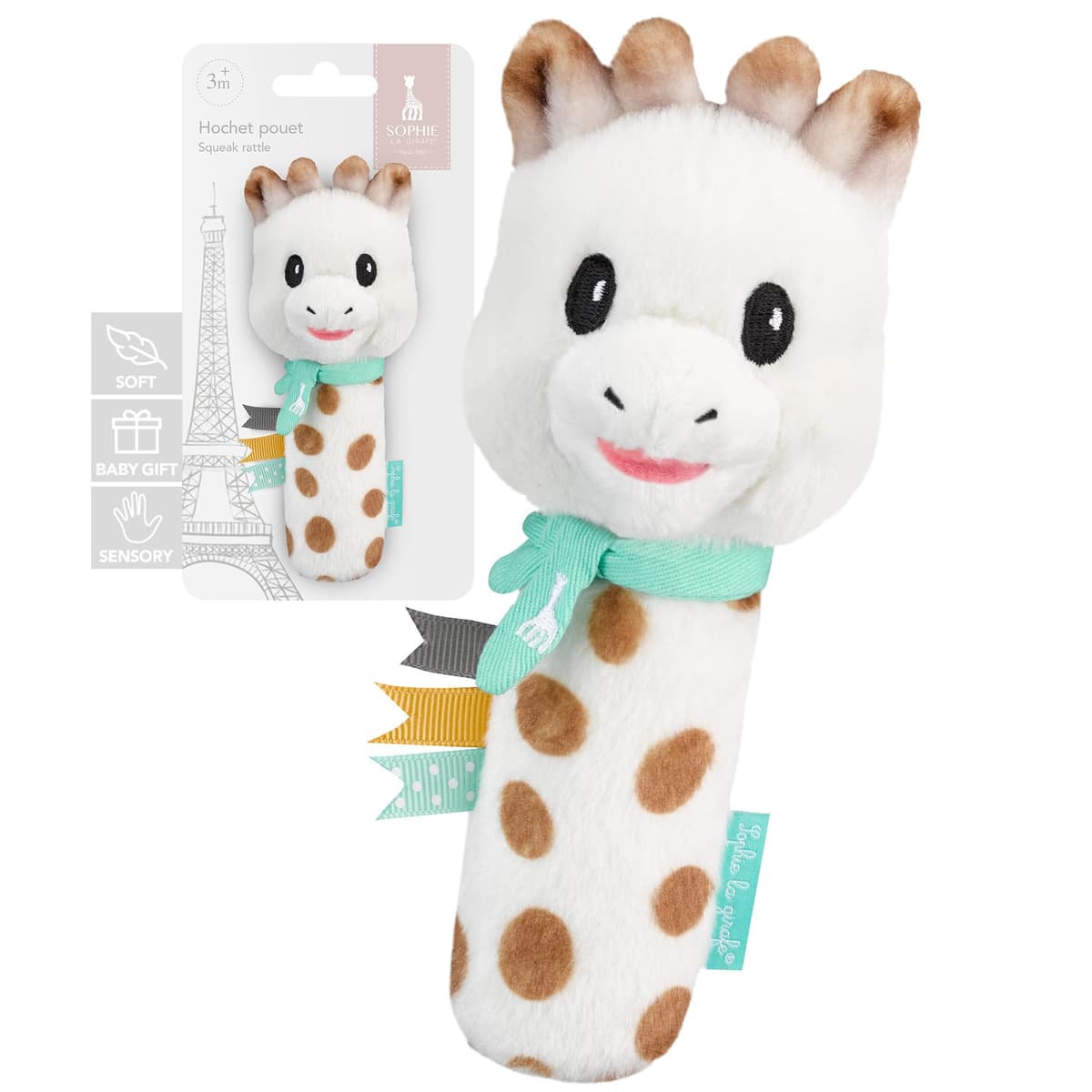 Sonajero peluche Cri-Cri 010333 Sophie la girafe