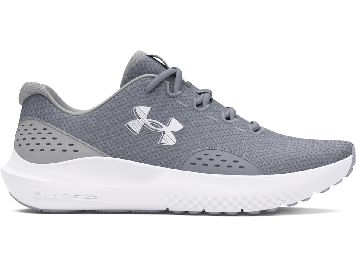 Under Armour UA Charged Surge 4 Men’s Running Shoe 6.5 UK Steel Mod Gray White