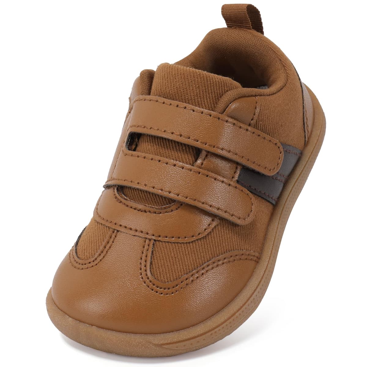 STQ KIDS Boys Girls Trainers Toddler Wide Toe Box Barefoot School Shoes Zero Drop Lightweight Baby Infant First Walking Shoe Non Slip Soft Kid Running Tennis Sneaker