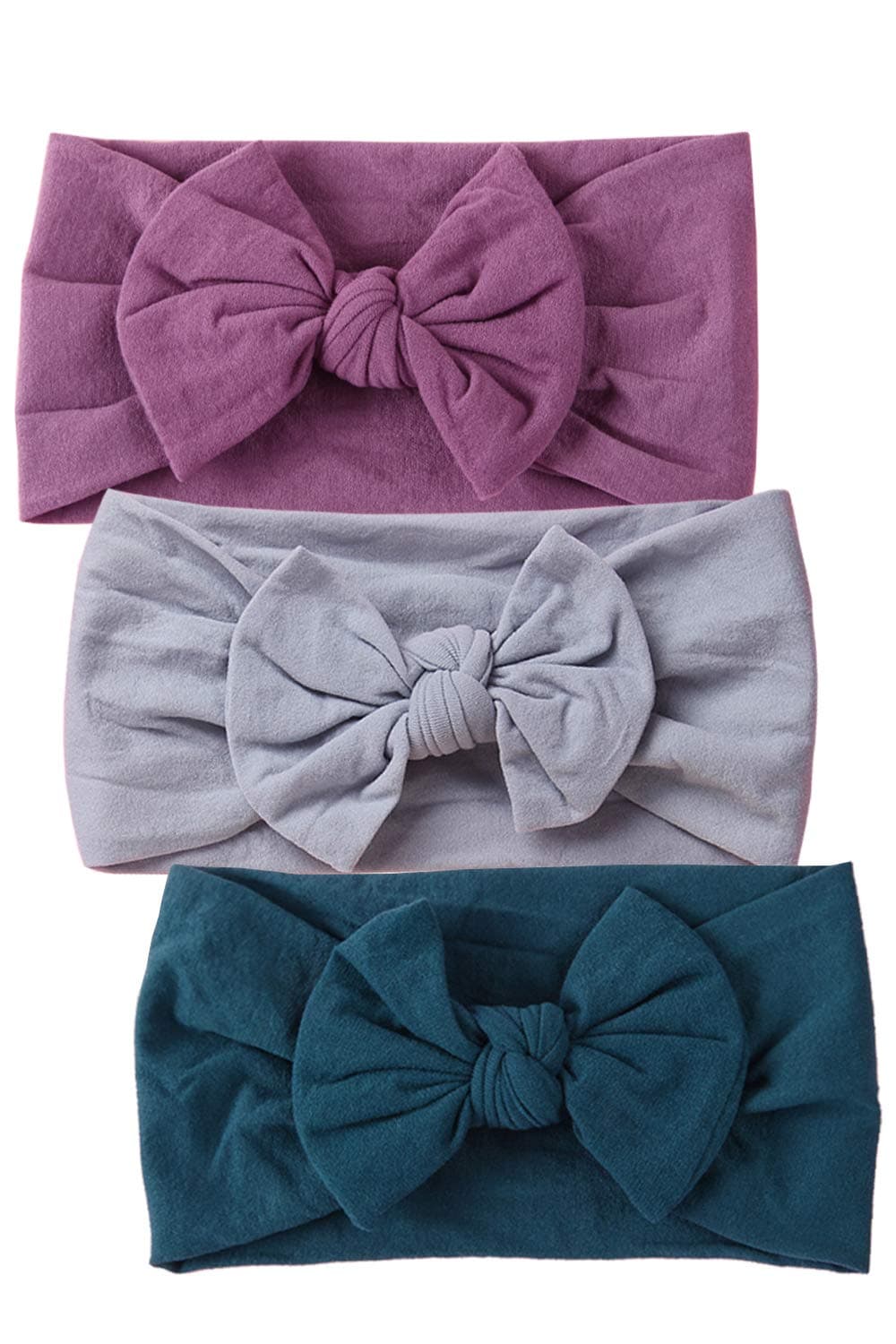 Hocaies Vendas del bebé Hairband de los bebés recién Nacidos Diademas de bebé anchas con lazo Diadema Elástica Niñas Banda Para Cabeza Bebe Accesorio Bebe Niñas Recien Nacida