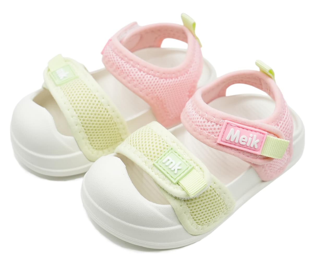 Meik Mangni Sandalias Punta Cerrada Niño Niña Verano Sandalia Deportivas Unisex bebé Transpirables Zapatillas Playa Piscina con Suela Antideslizante,Tallas 21-31 EU