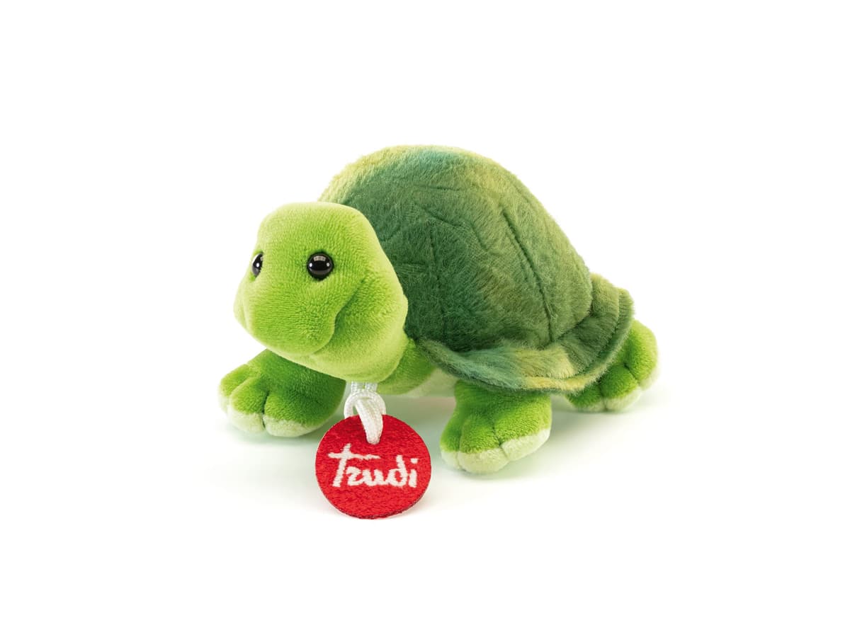 Trudi Trudino Tortuga Peluche pequeño Cumple de Peluche. | 13x8x14cm Taglia XS | Trudini Classic | Modelo 51323
