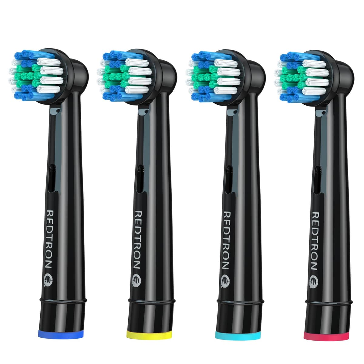 REDTRON Recambios para Cepillo de Dientes Eléctrico compatible con Oral B (4 unidades), Cabezal de cepillo de dientes Precision Clean Pro1000 Pro3000 Pro5000 Pro7000 y más
