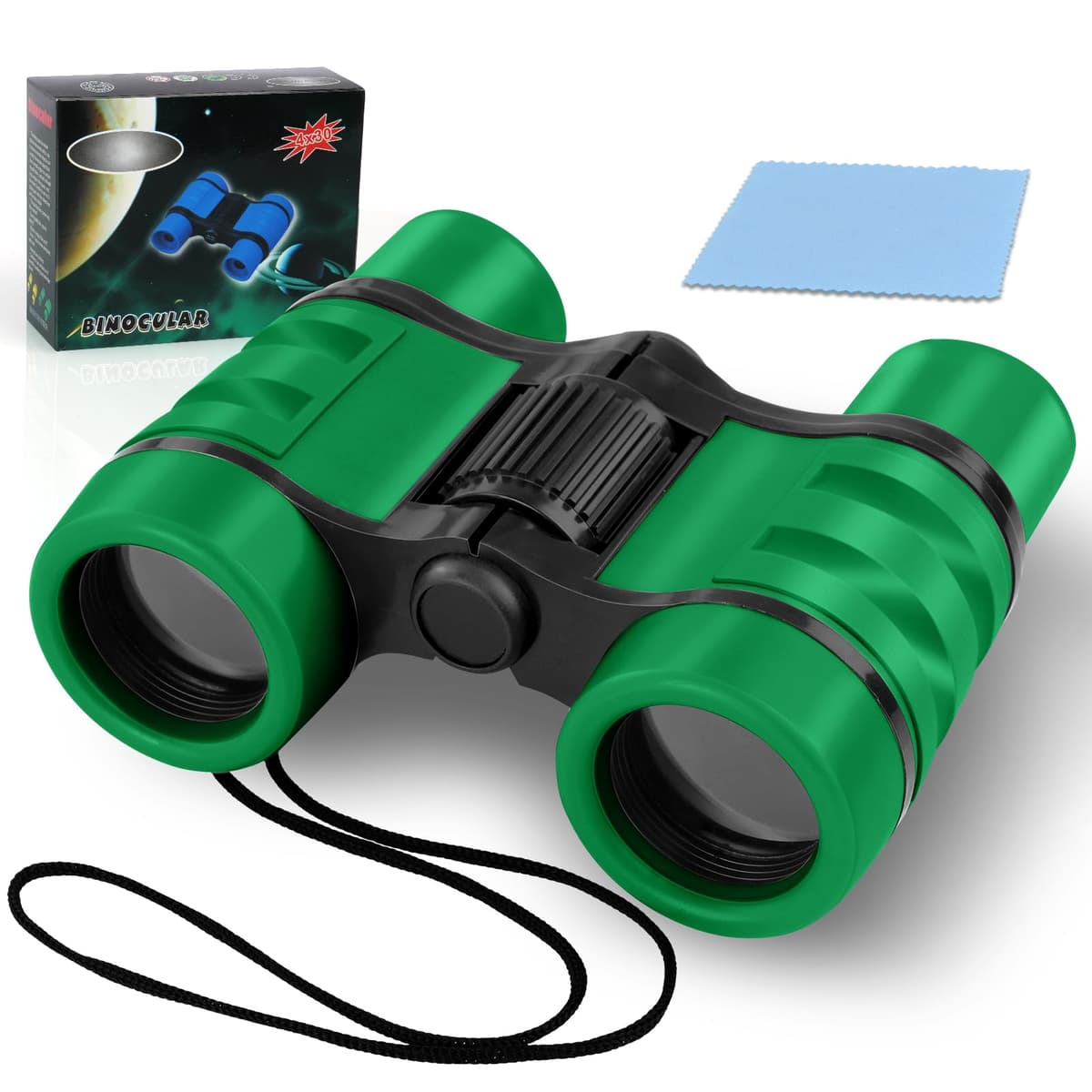 OSDUE Kids Telescope - 4x30 High Resolution Binoculars for Kids' Educational Learning and Outdoor Sports Play, Gifts for Age 3-12 Boys and Girls