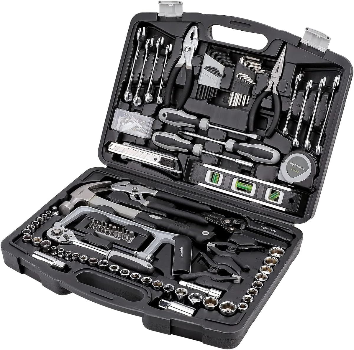 Amazon Basics 173 Piece Household Utility Tool Box