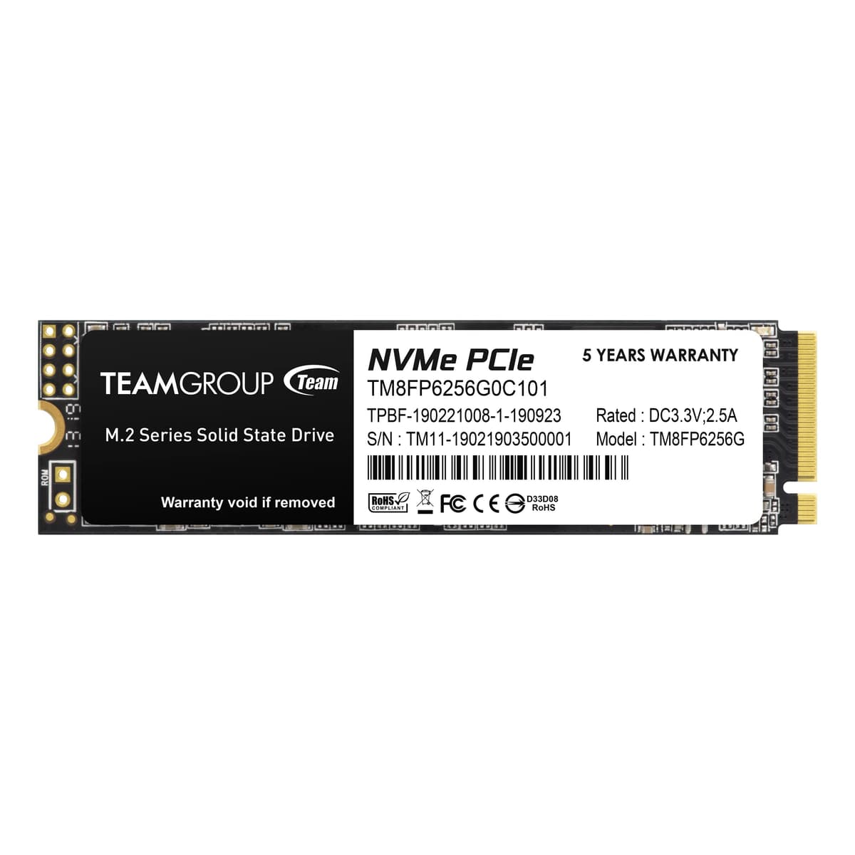 TEAMGROUP Team MP33 M.2 256GB PCIe G3x4 2280 SSD
