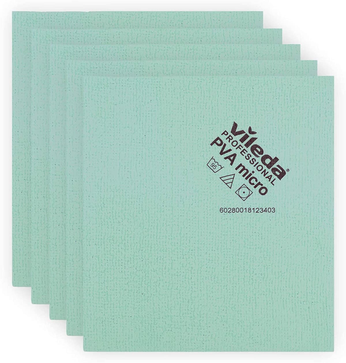 Bayeta Multiusos de Microfibra PVA de Vileda en 38x35 cm. Pack 5 uds