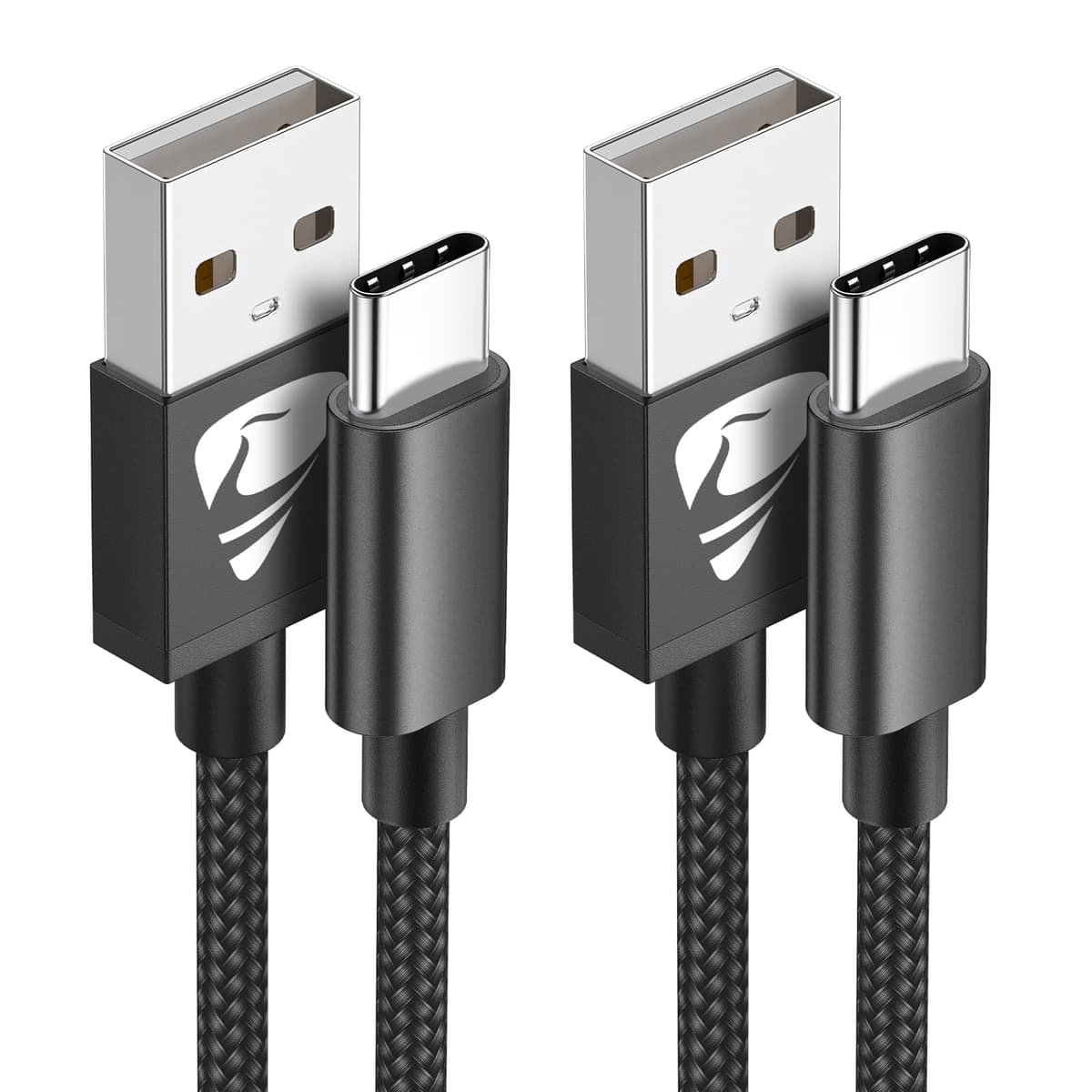 Yosou USB C Charger Cable USB A to USB C Type C Charger Fast Charging 3A Lead Braided for Samsung Galaxy S22 S21 S20,Pixel 8 7 6,PS5,Switch 1M 2Pack Black
