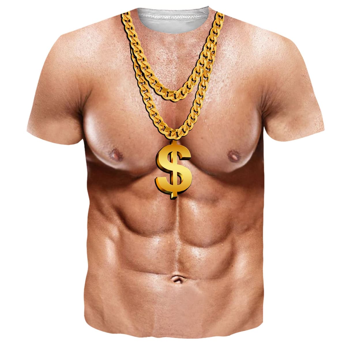 RAISEVERN Camiseta Hombre 3D Personalizadas Divertidas Estampada Camisetas Horteras Fiesta Regalo, S-XXL
