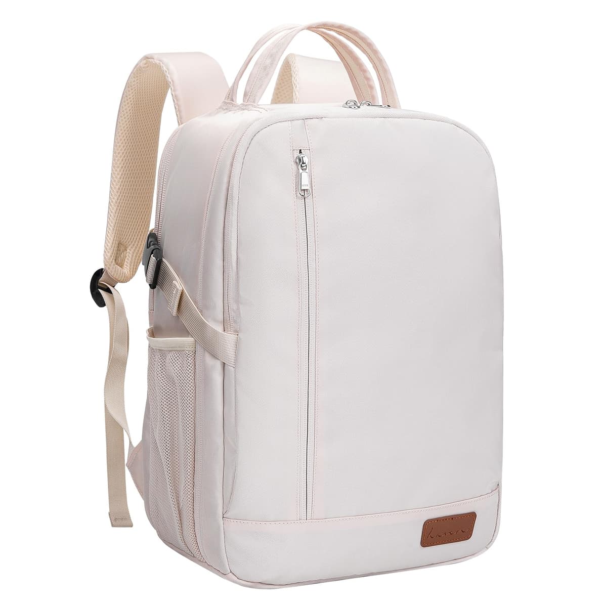 VMIKIV for Ryanair Cabin Bags 40x30x20 Underseat 40x20x25 Carry On Bag for Wizz Air,Small Travel Backpack Cabin Size for Vueling Men Women,Under Seat Hand Luggage for Wizzair Airlines Weekend Beige 40x20x28cm