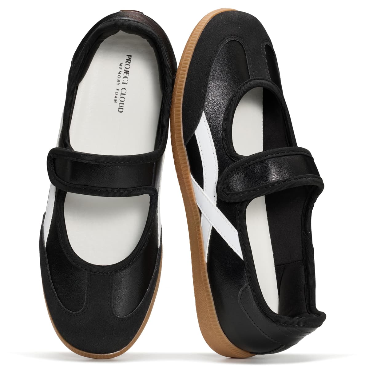 Project Cloud Comfortable Womens Shoes - Casual Trendy Mary Jane Shoes Women with Memory Foam - Lightweight & Non-Slip Fashion Sneakers for Women 2026 (Spring)