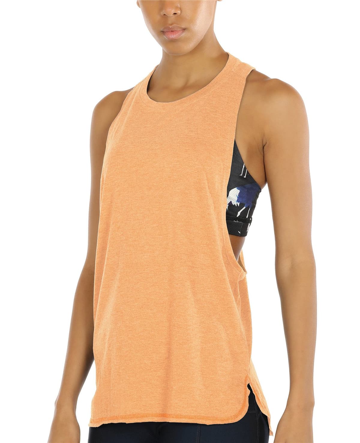 icyzone Sueltas y Ocio Camiseta de Fitness Deportiva de Tirantes para Mujer, Pack de 3