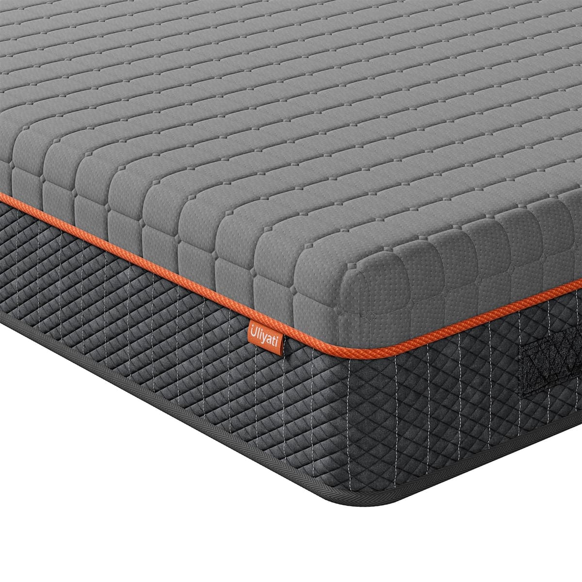 Uliyati Double Mattresses Memory Foam Mattress, Breathable Mattress for Cool Sleep & Pressure Relief - Medium Mattress, 135x190x20CM, CertiPUR-US Certified