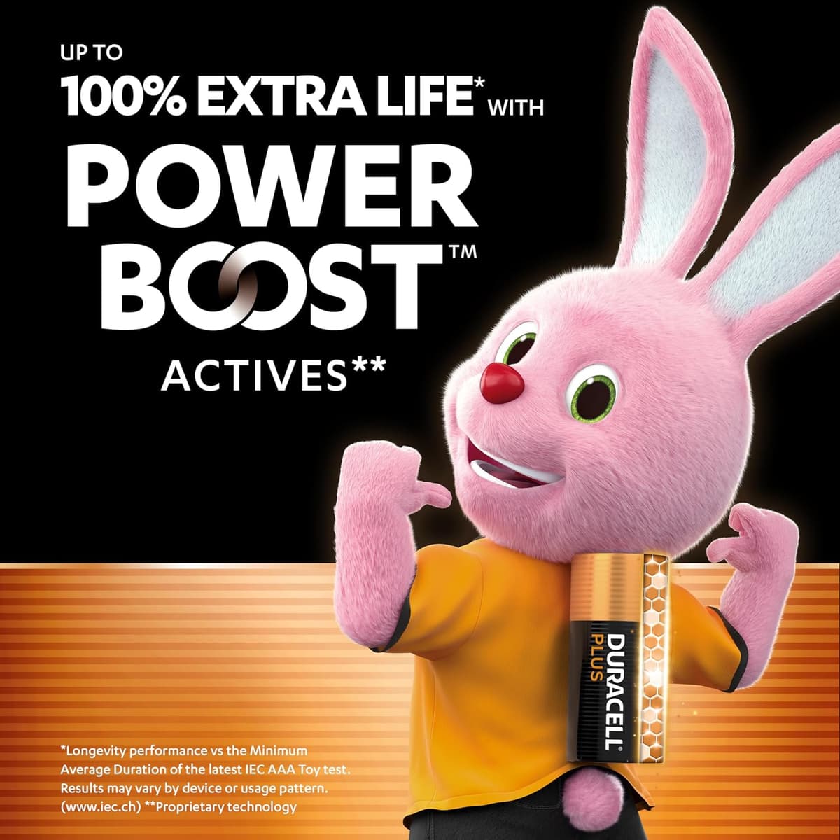 DURACELL Plus AAA Batteries (12 Pack) – Alkaline Batteries 1.5V – Up to 100% Extra Life with POWER BOOST Actives– Reliability For Everyday Devices – 0% Plastic Packaging – 10-Year Storage-MN2400