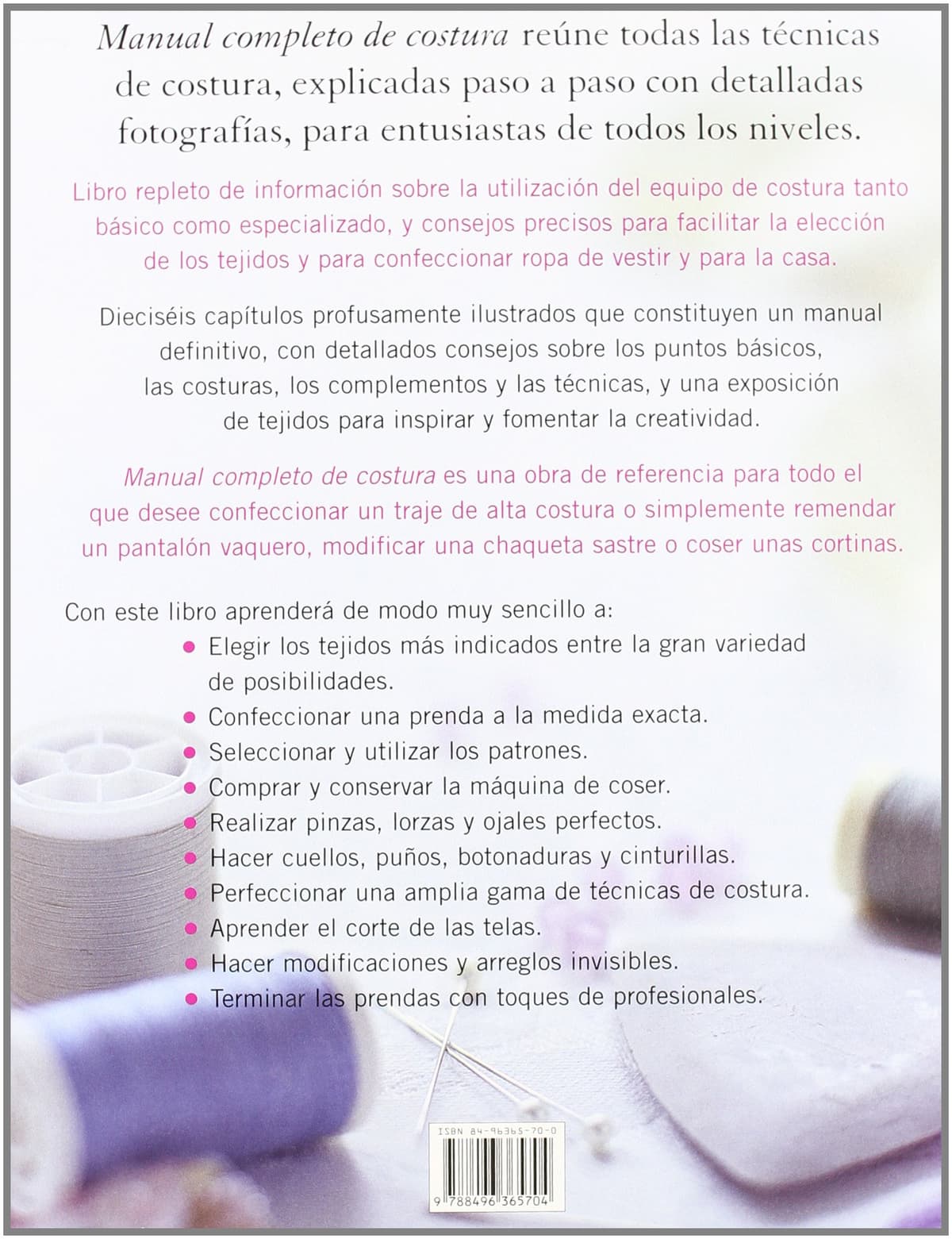MANUAL COMPLETO DE COSTURA (EL LIBRO DE)