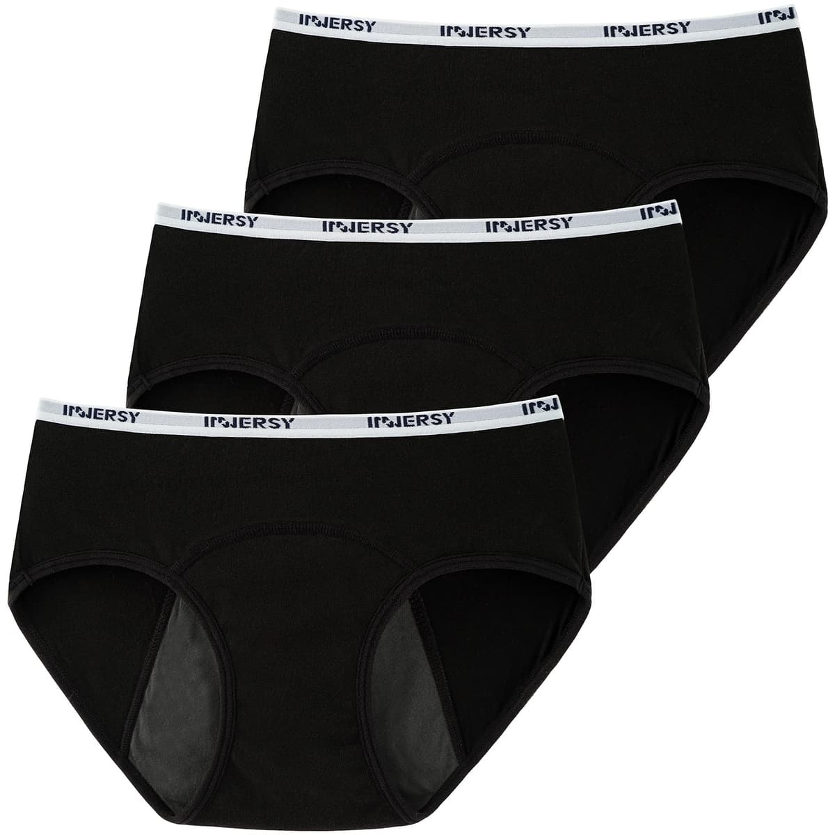 INNERSY Teen Girls Knickers Period Pants Cotton Leakproof Menstrual Underwear Pack of 3