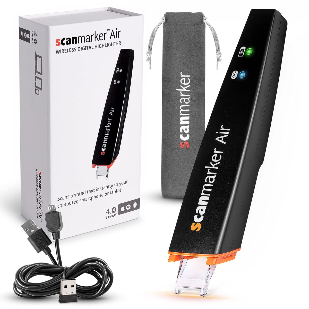 Scanmarker Air Pen Scanner & Translation Pen | Reading Pen for Dyslexia, Students & Professionals - Compatible with Mac, Windows, iOS & Android