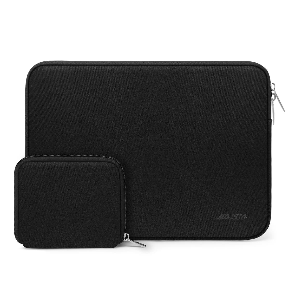 MOSISO Funda Portátil 13,3 Pulgadas, 13 a 13 3 Pulgadas Compatible con MacBook Air/Pro, Compatible con MacBook Pro 14 M5 M4 M3-M1 2026-2021, Funda Blanda de Neopreno con Bolsa Pequeña,Negro