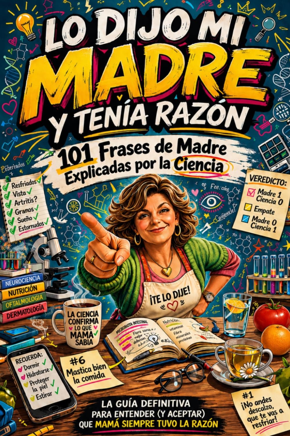 Lo Dijo Mi Madre y Tenía Razón - 101 Frases de Madre Explicadas por la Ciencia: La Guía Definitiva Para Entender (y Aceptar) Que Mamá Siempre Tuvo Razón (Regalos para Madres)