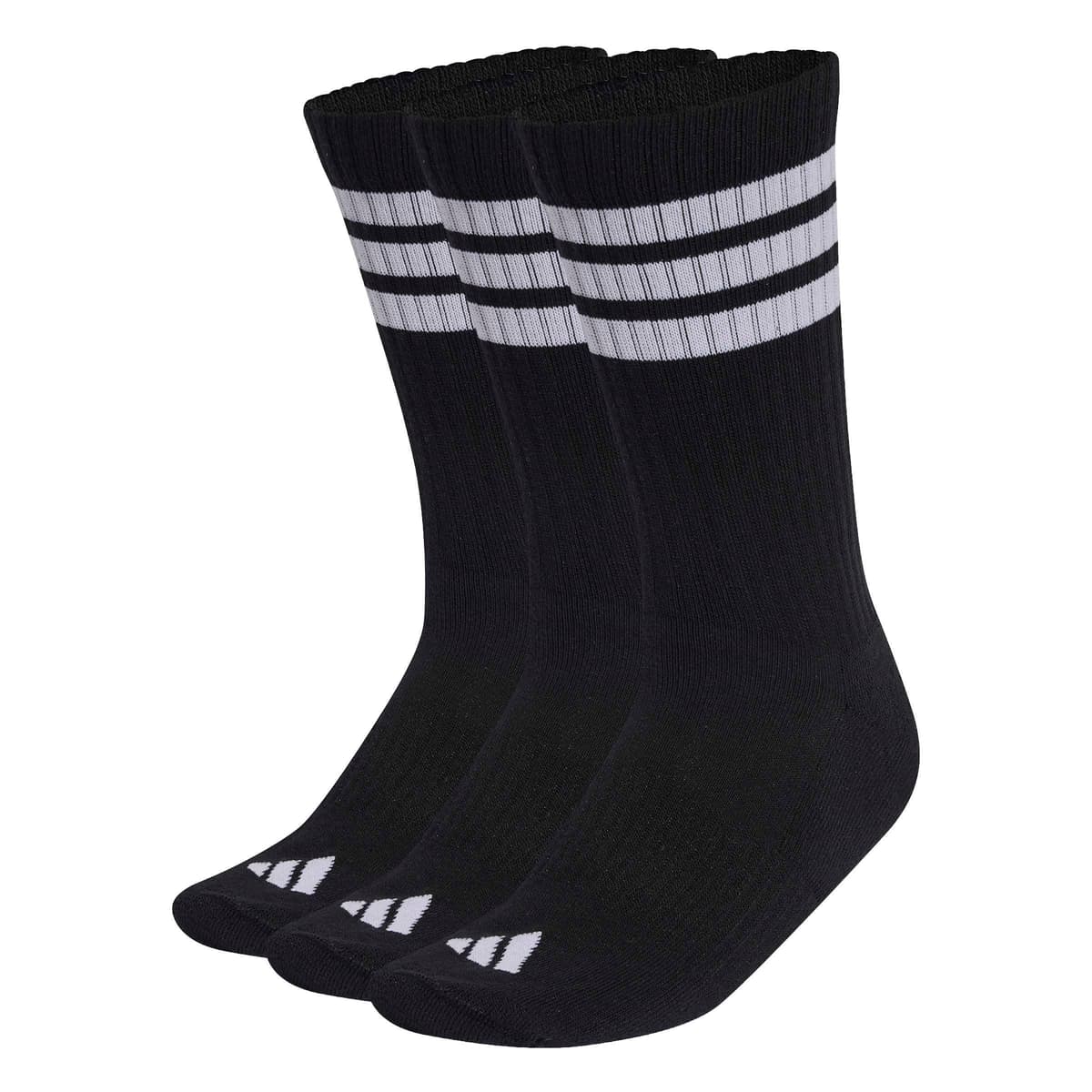 adidas 3-Stripes Cushioned Crew Socks 3 Pair Pack