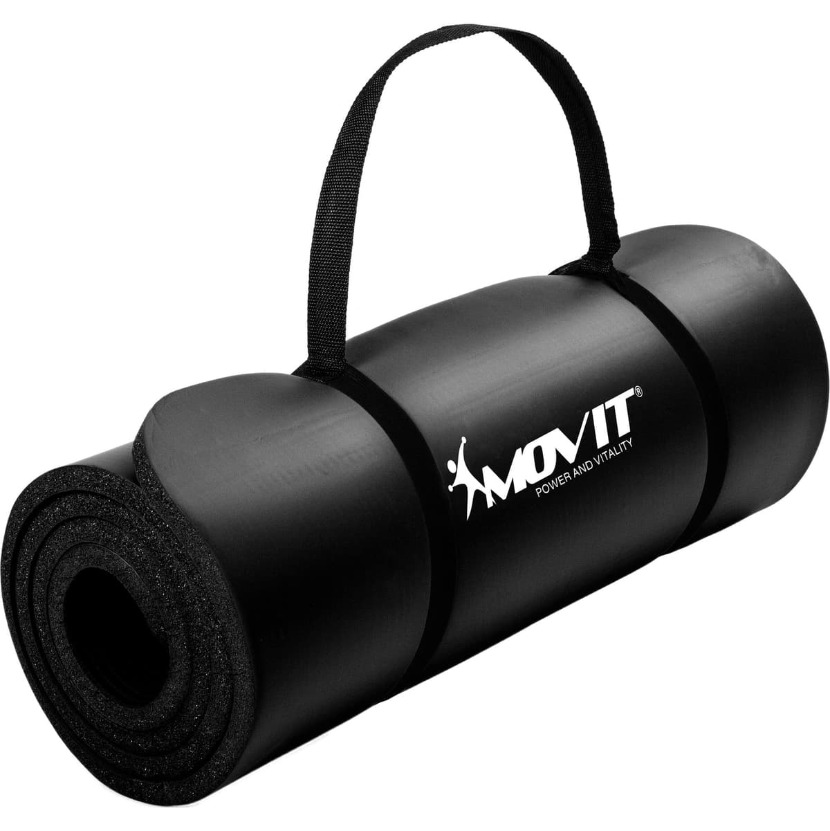 MOVIT Colchoneta de gimnasia, respetuosa con la piel y sin ftalatos, para casa o para llevar, en 3 tamaños y 12 colores