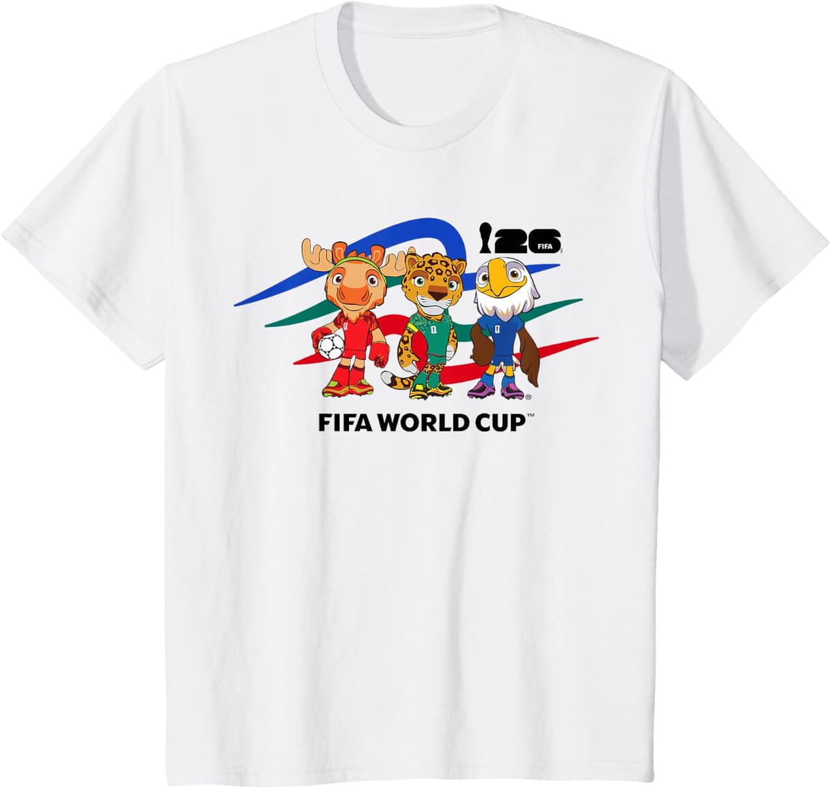 Kids FIFA World CUP26 Host Country Mascots T-Shirt