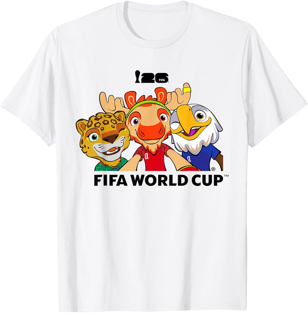 FIFA World CUP26 Host Country Mascots Group T-Shirt