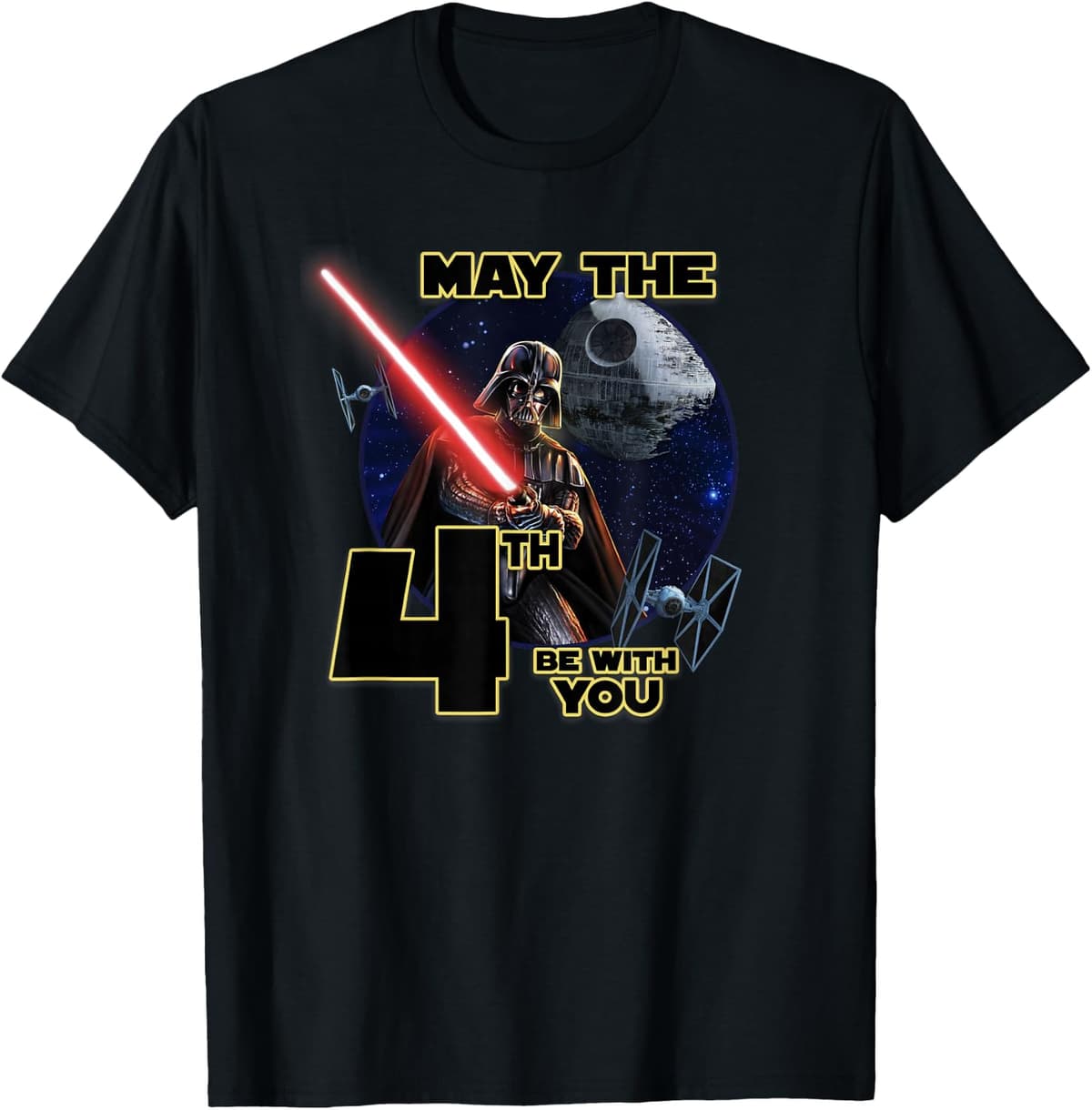 Star Wars Classic May The Fourth Be With You Lightsaber T-Shirt